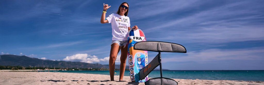 Championnat du monde Kitefoil 2025 Zoé Boutang