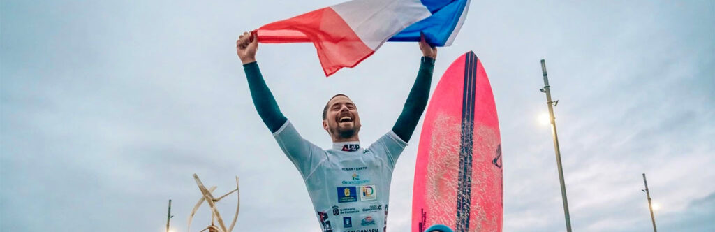 Titouan Pajot champion du monde de SUP Surf Surf Vendée école de surf